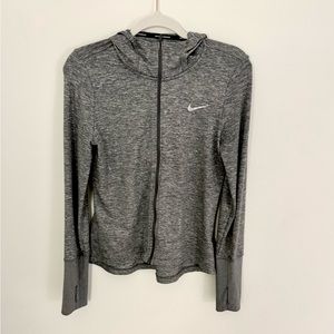 Light Gray Nike Zip-Up Hoodie